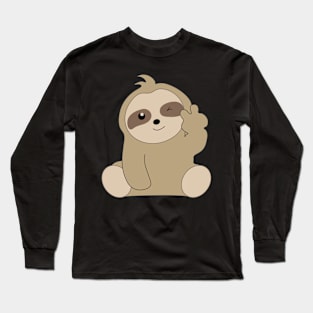 sloth Long Sleeve T-Shirt